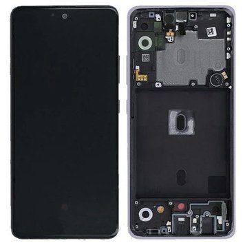 Дисплей Samsung A525/ A528 Galaxy A52/ A52s (2021) в сборе с сенсором и рамкой lavender service orig 3178611586 фото