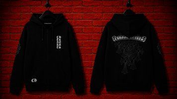 Кофта на молнии Chrome Hearts черная мужская 3249176989 фото
