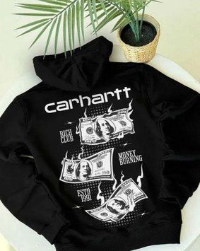 Чоловічі теплі худі на флісі Carhartt 3243206083 фото