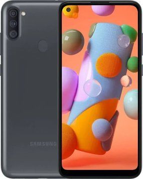 Смартфон Samsung Galaxy A11 (A115F) 2/32GB Black 6.4" TFT 1560 x 720 2 SIM 13 МП 4000 мАч Bluetooth 4.2 2856272077 фото