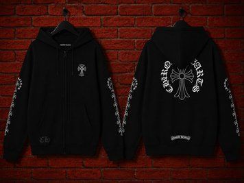 Кофта на молнии Chrome Hearts черная мужская 3249176995 фото