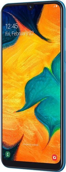 Смартфон Samsung Galaxy A30 3/32GB Blue, Super AMOLED, Exynos 7904, 16+5 Мп, 4000 мАч 2856272162 фото