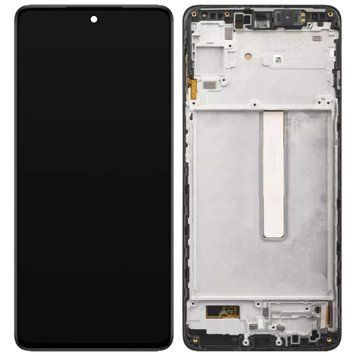 Дисплей Samsung M536 Galaxy M53 5G (2022) в сборе с сенсором и рамкой white service orig 3170029352 фото