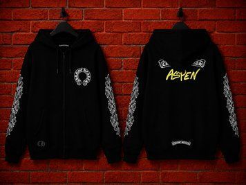 Кофта на молнии Chrome Hearts черная мужская 3249177013 фото
