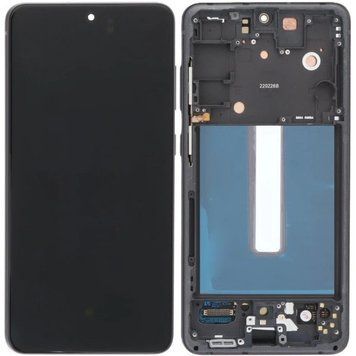Дисплей Samsung G990 Galaxy S21 FE 2021 в сборе с сенсором и рамкой Graphite OLED (original size) 3178611975 фото