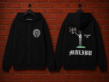 Кофта на молнии Chrome Hearts черная мужская 3249177019 фото