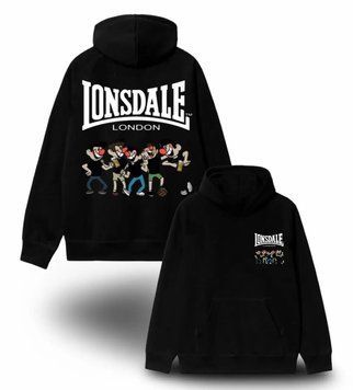 Чоловічій худі на флісі Lonsdale 3243206145 фото