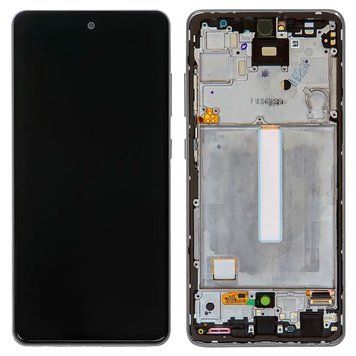 Дисплей Samsung A525/ A528 Galaxy A52/ A52s (2021) в сборе с сенсором и рамкой black OLED (small glass) 3170031479 фото