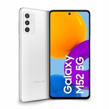 Смартфон Samsung Galaxy M52 5G 6/128GB White 2 SIM 6.7" Snapdragon 778G NFC 5000 mAh 2856272091 фото