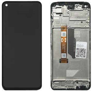 Дисплей OPPO A36/ OPPO A76 в зборі з сенсором та рамкою black 3170030617 фото