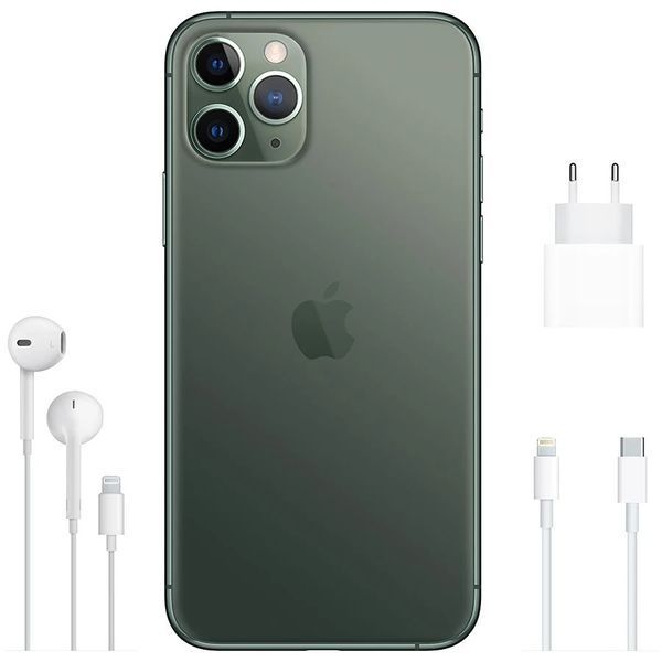 Смартфон iPhone 11 Pro Max 4/256GB Midnight Green 6.5" 60 Гц 1SIM LTE A13 Bionic 12Мп FaceID 3969 mAh RFB 2856271963 фото