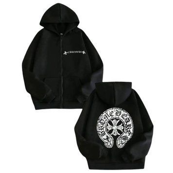 Кофта на змійці Chrome Hearts чорна чоловіча 3249177097 фото