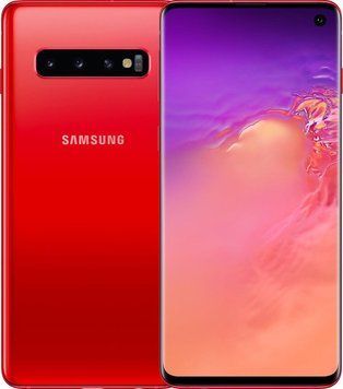 Смартфон Samsung Galaxy S10 (SM-G973F) 8/128GB Red 6.1" 3040x1440 Dynamic AMOLED 2SIM LTE NFC 3400 mAh 2856271968 фото