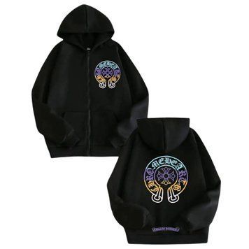 Кофта на змійці Chrome Hearts чорна чоловіча 3249177139 фото