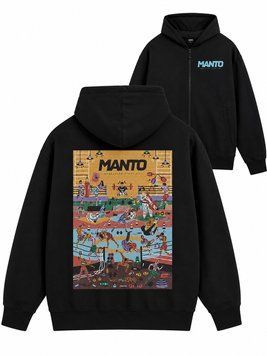 Кофта на змійці MANTO чорна чоловіча 3249176808 фото