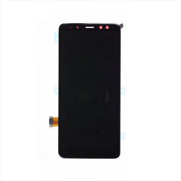 Дисплей Samsung A530F Galaxy A8 (2018) в сборе с сенсором black service orig 3195312427 фото