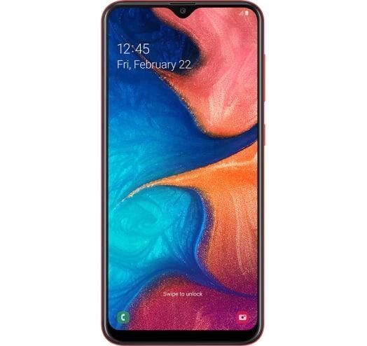 Смартфон Samsung Galaxy A20 (A205F) 3/32GB Red, 2 SIM 6.2" 13 Мп + 5 Мп NFC 4000 mAh 2856271873 фото