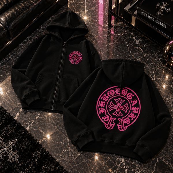 Кофта на змійці Chrome Hearts чорна чоловіча 3249177175 фото