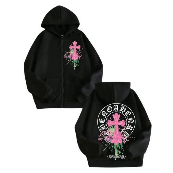 Кофта на змійці Chrome Hearts чорна чоловіча 3249177181 фото