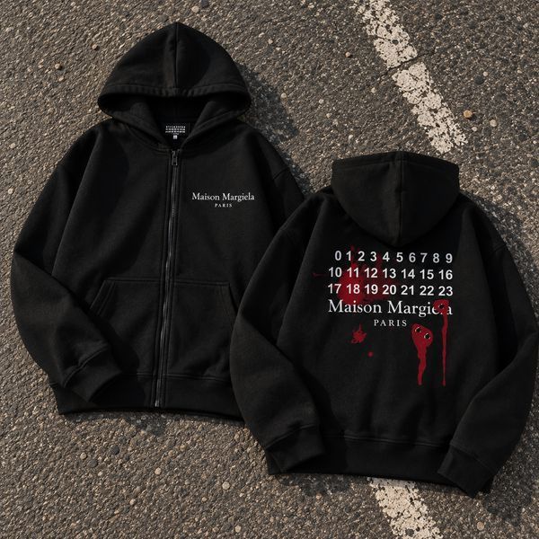 Кофта на змійці Maison Margiela чорна чоловіча 3249177586 фото
