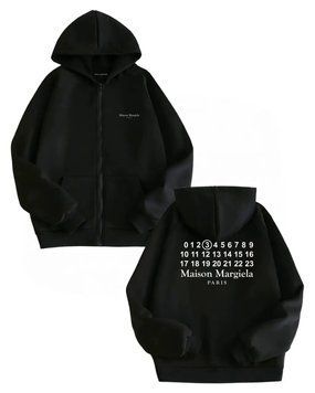 Кофта на молнии Maison Margiela черная мужская 3249177598 фото