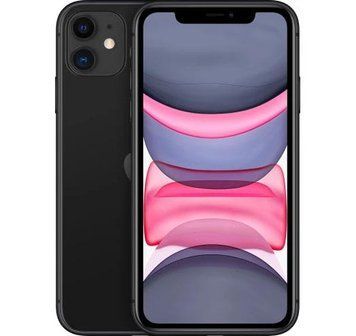 Смартфон Apple iPhone 11 4/128GB Black 4G LTE 6.1" 1792 &times; 828 (HD+) 12 МП + 12 МП 3110 мАг A13 Bionic 2856271931 фото