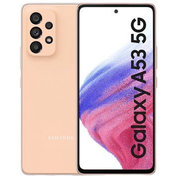 Смартфон Samsung Galaxy A53 5G 8/128GB Peach 2 SIM 6.5" Exynos 1280 NFC 64 Мп 4К 5000 mAh 2856271932 фото