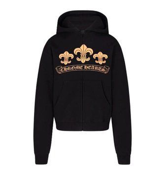 Кофта на змійці Chrome Hearts чорна чоловіча 3249177647 фото